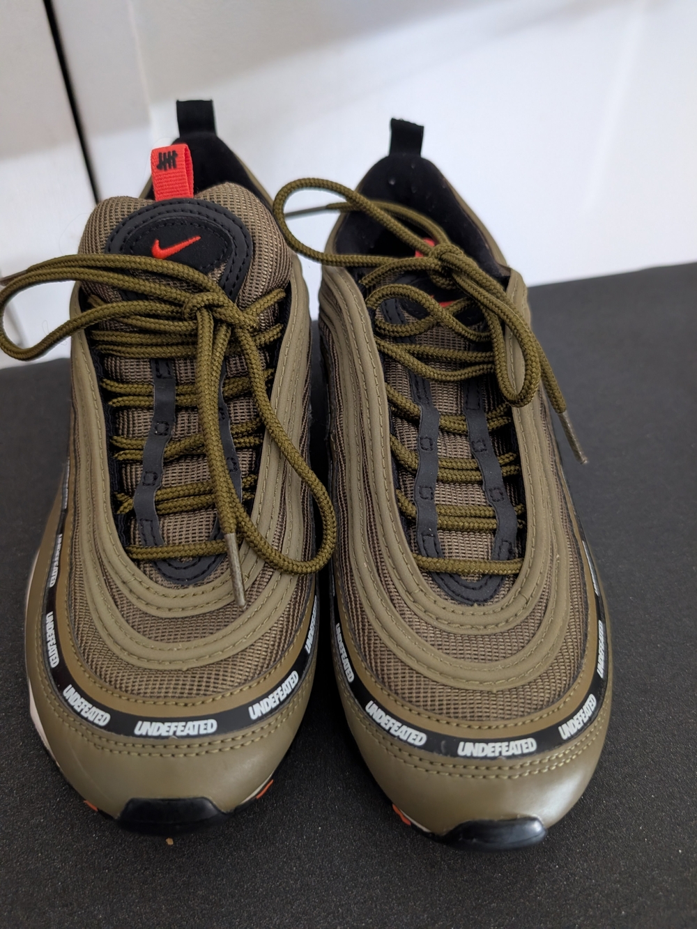 Nike Olive Green Black Undefeated Air Max 97 Size 5.5y